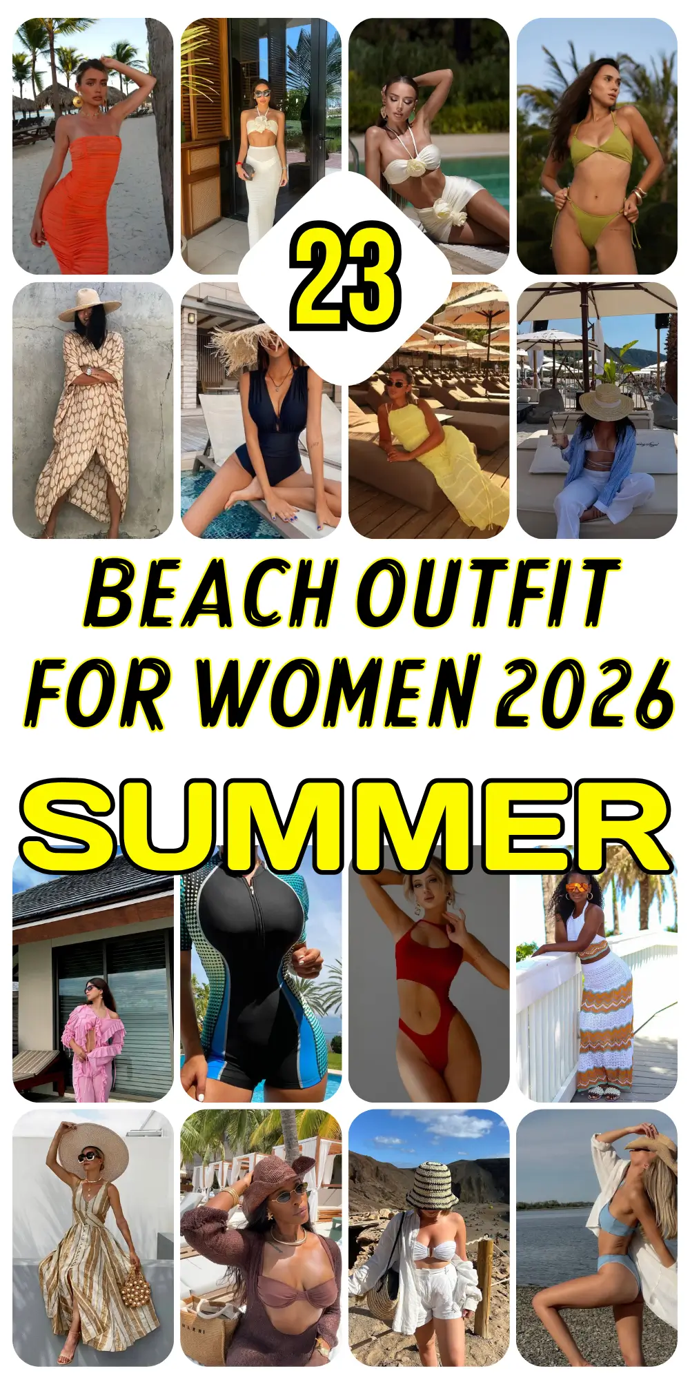 Summer Beach Outfit For Women 2026 Hot Casual Cute Looks for Every Vacation Mood