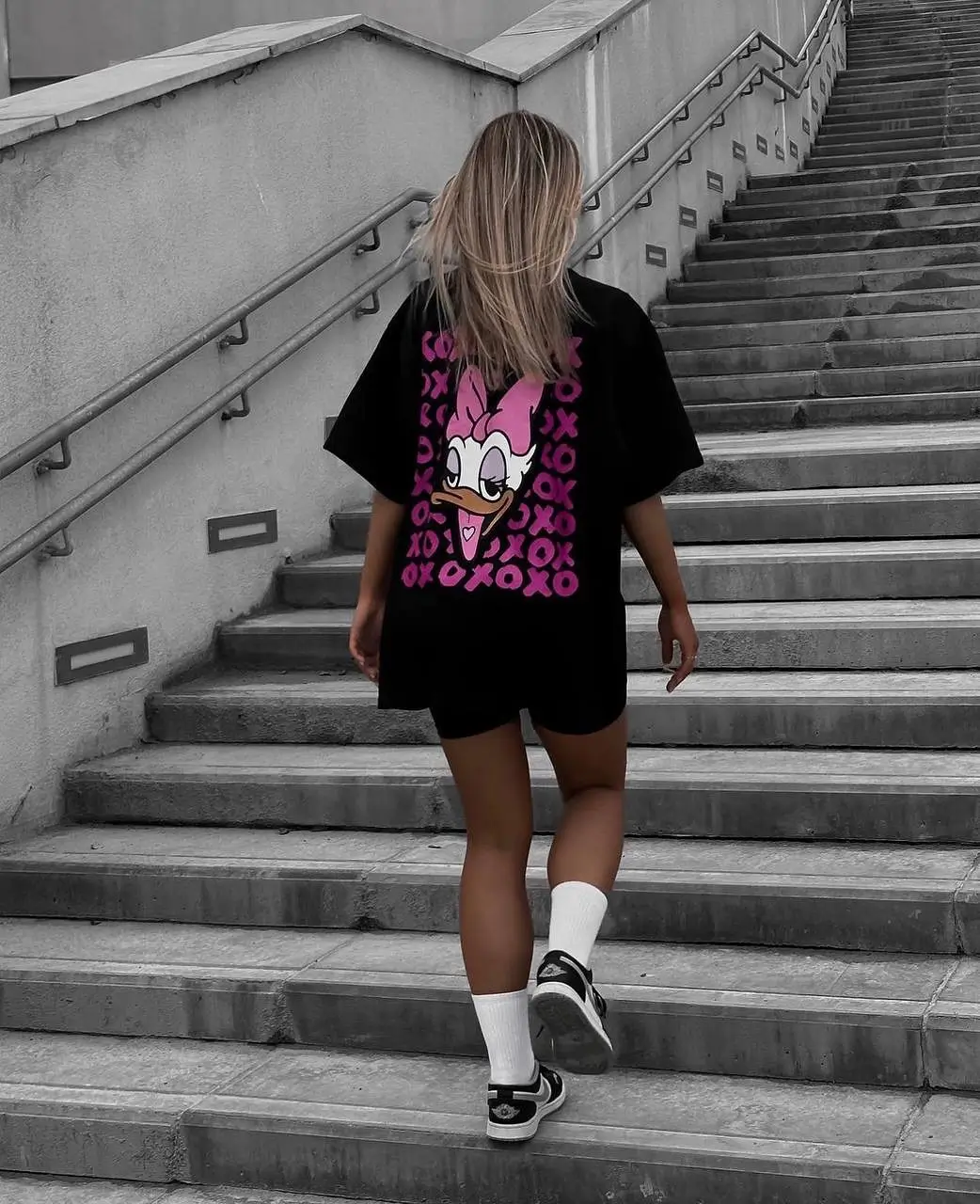 biker shorts outfits summer 2026 Playful Graphic Tee Energy with a Street Twist