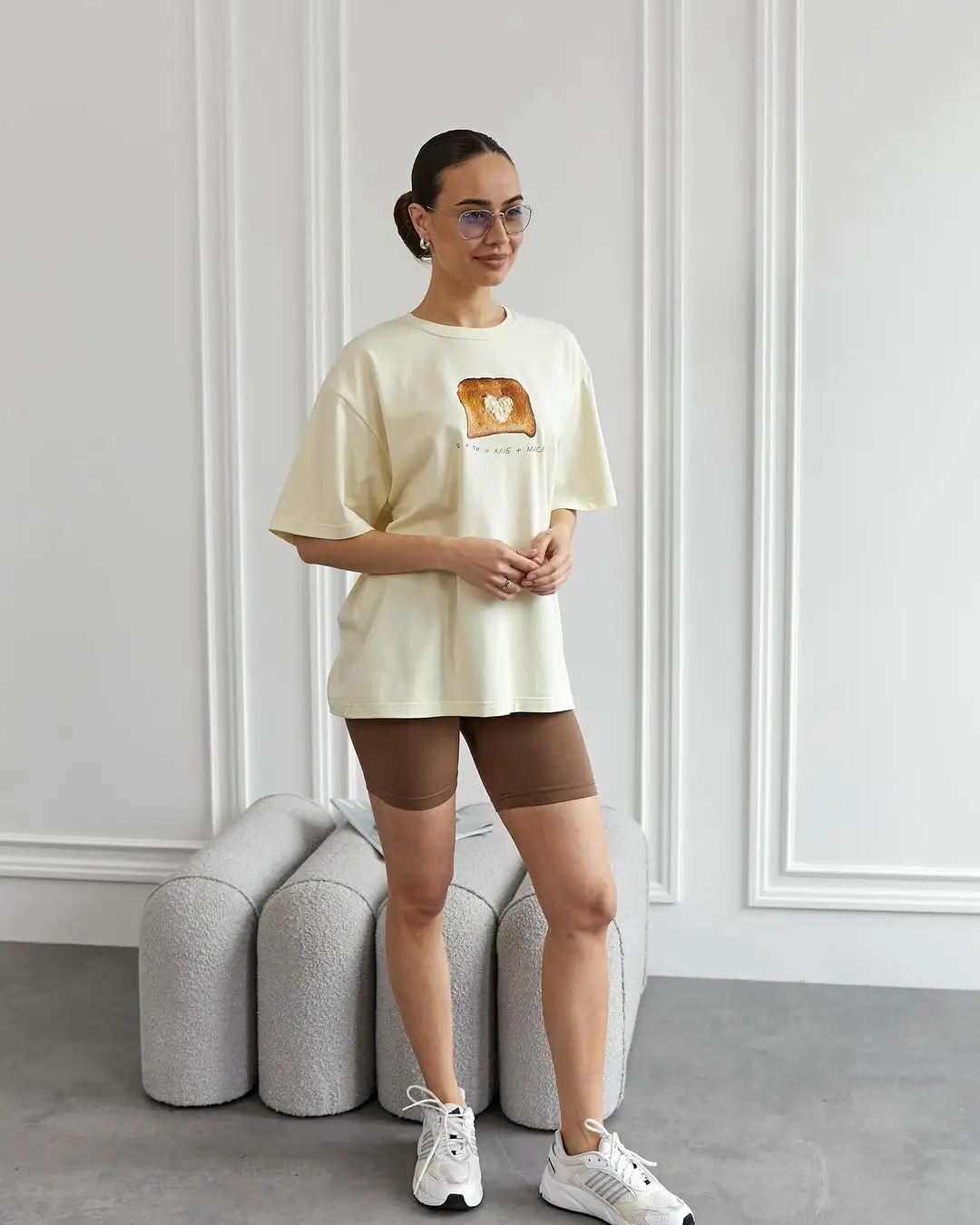 biker shorts outfits summer 2026 Soft Neutrals That Feel Calm and Pulled Together