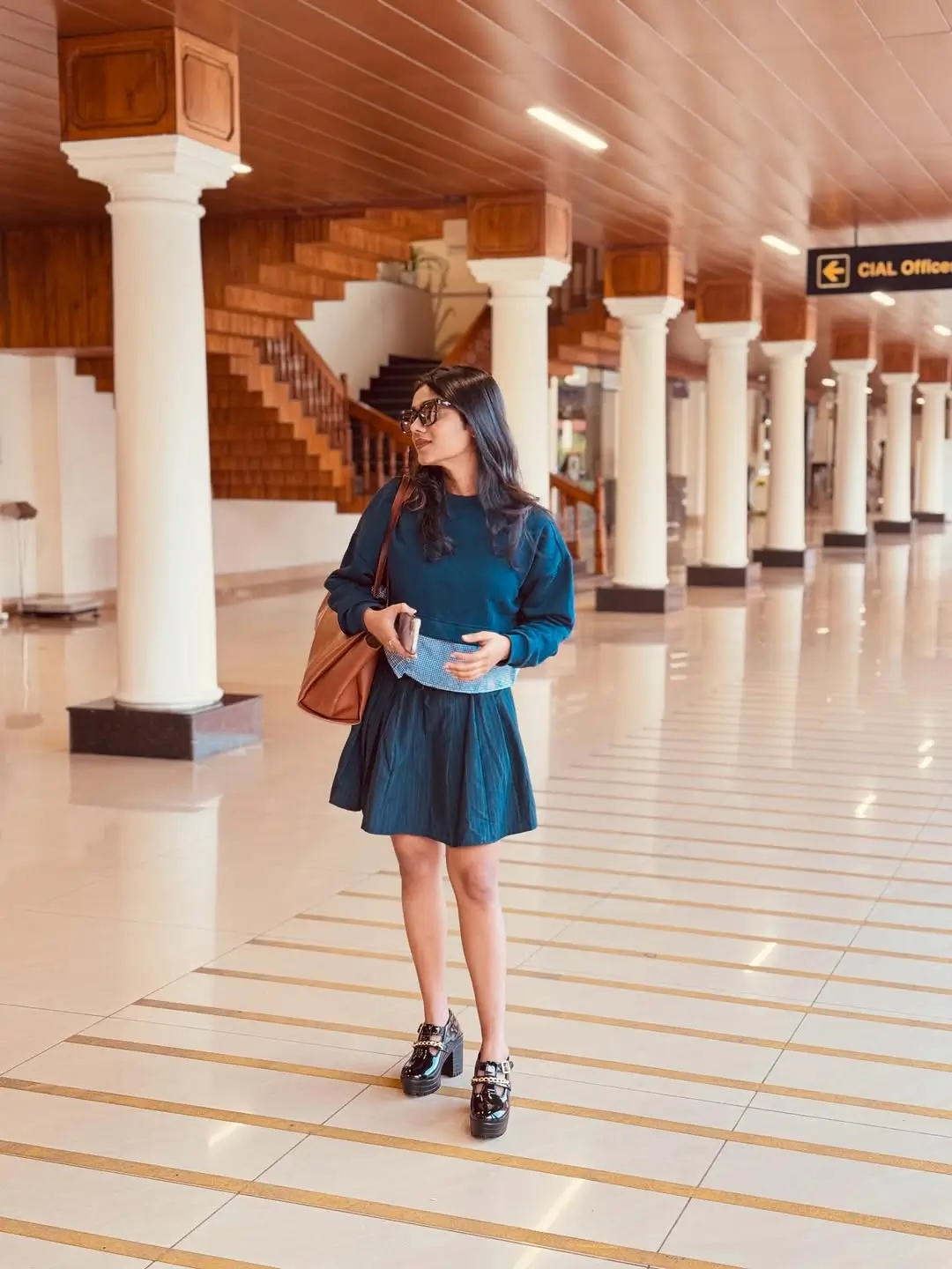 comfy airport outfits summer 2026 Soft Feminine Layers with a Modest Twist