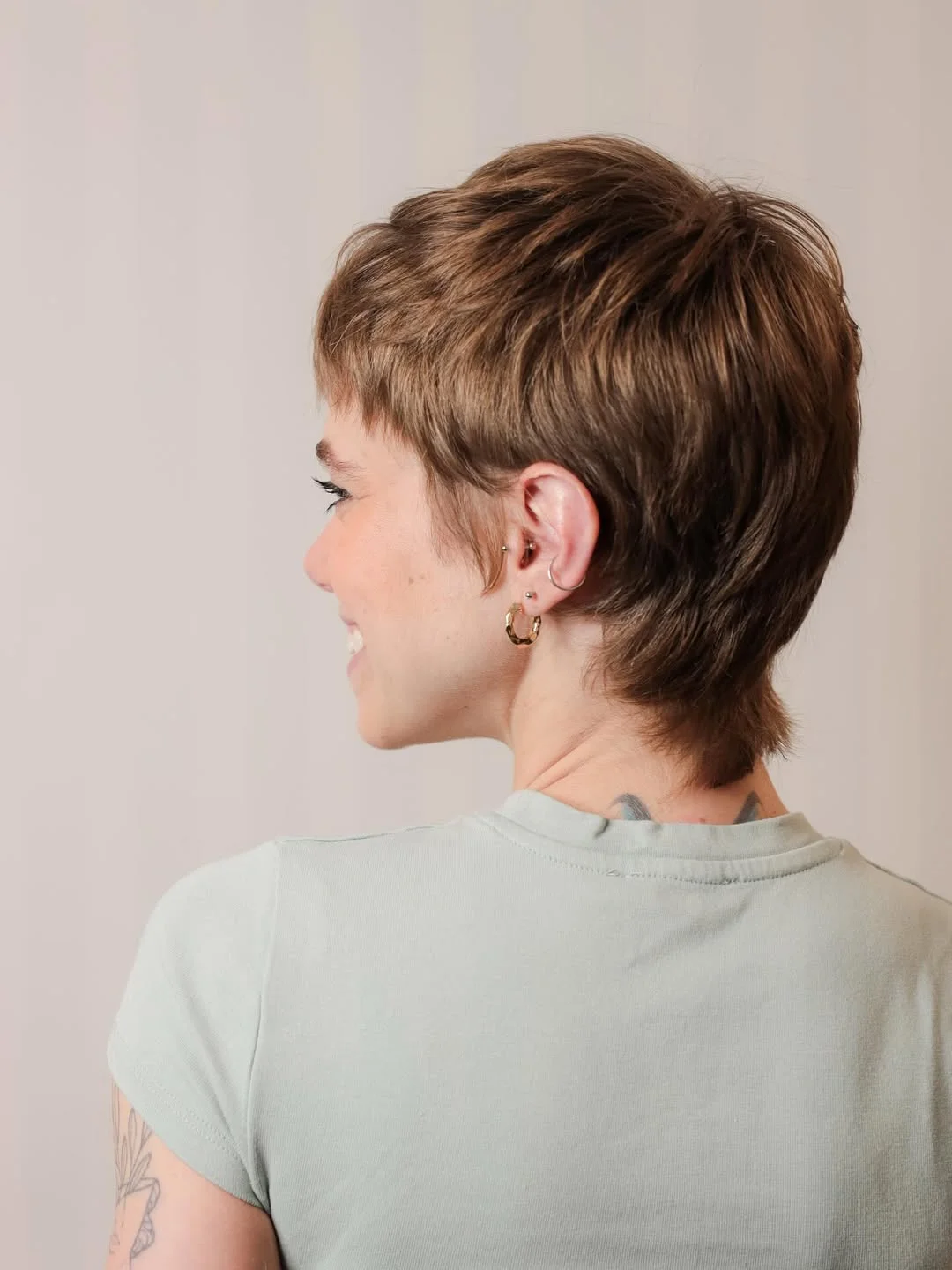 cute summer bixie haircut 2026 Clean Tapered Bixie with Natural Volume