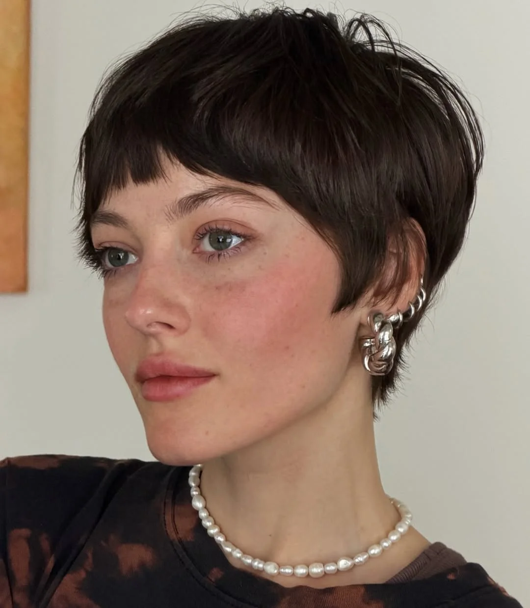 cute summer short haircuts 2026 Micro Pixie with Short Textured Bangs