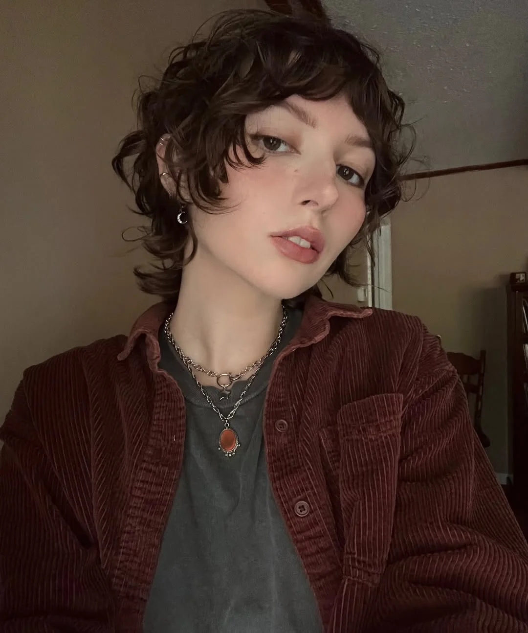 edgy summer wolf cut 2026 Curly shag wolf with effortless volume
