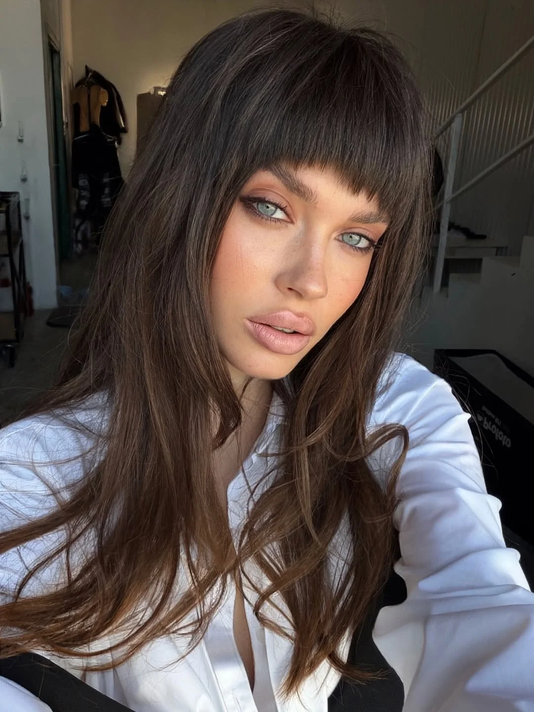 face-framing summer haircuts with bangs 2026 Soft Long Layers with Micro Fringe Energy