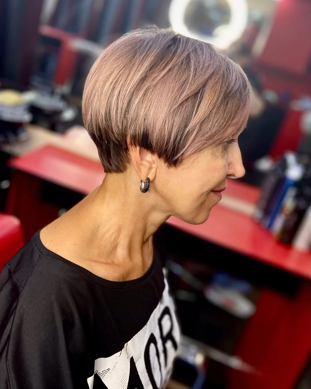 flattering summer haircuts for women over 50 2026 Edgy Short Pixie With a Confident Finish