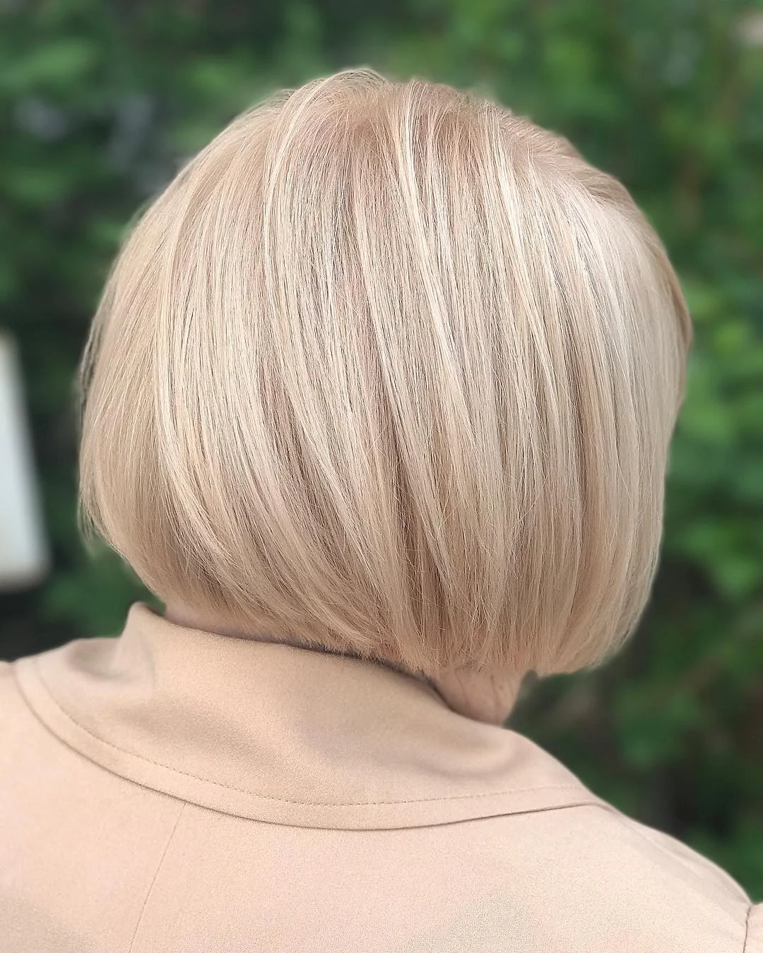 flattering summer haircuts for women over 60 2026 Sleek Rounded Bob with Polished Simplicity