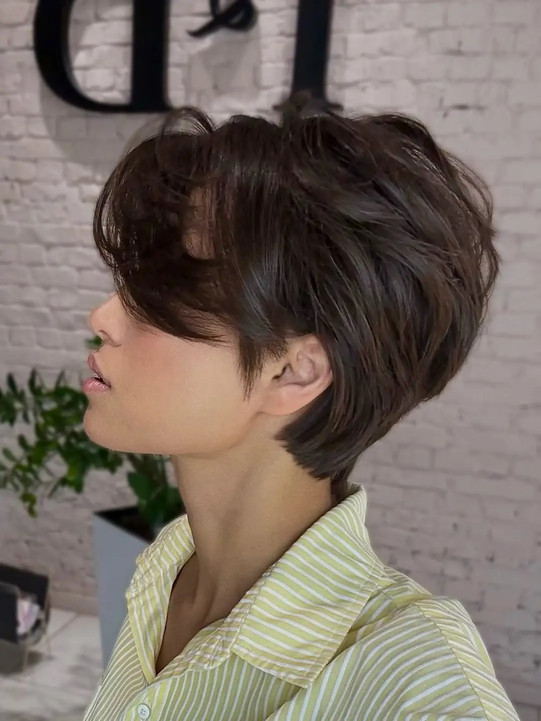 layered summer haircuts for thin fine hair 2026 Textured Short Crop with Lifted Crown