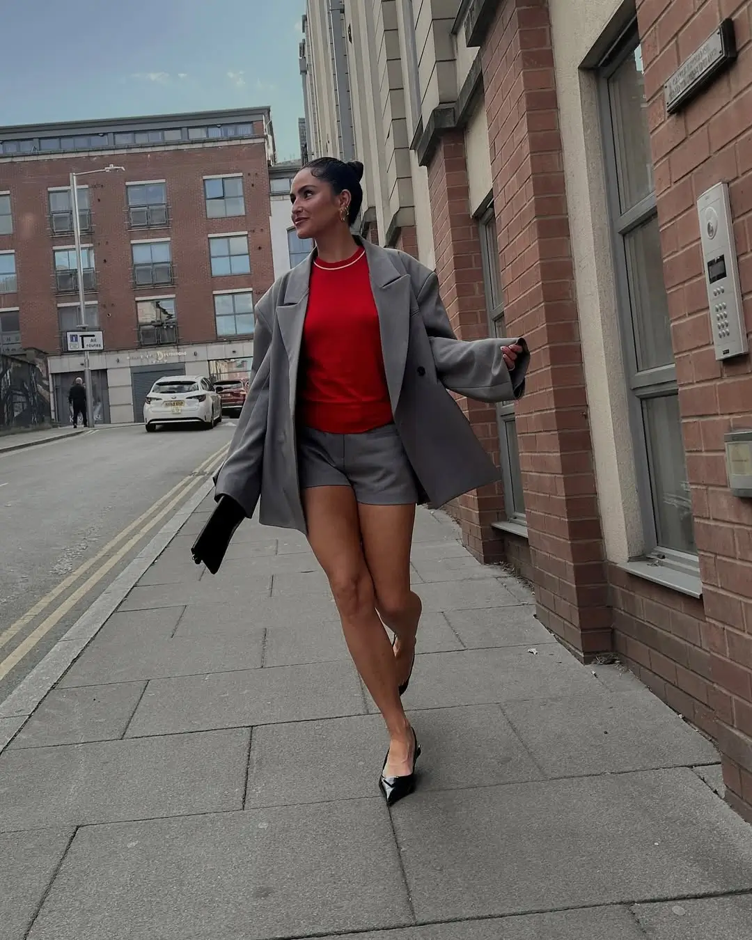 midsize outfits for women summer 2026 City Chic with a Pop of Bold Color