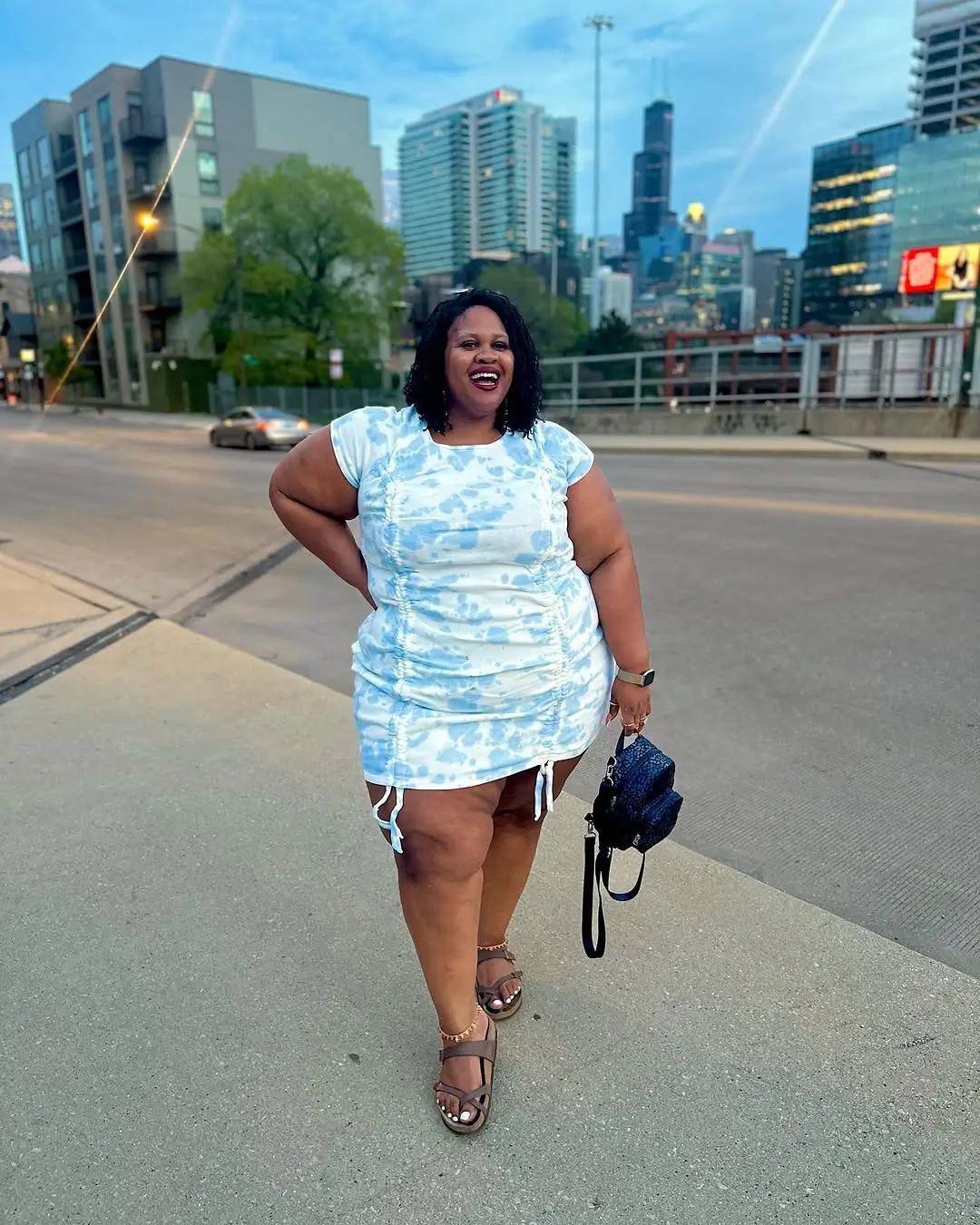 Plus Size Summer Outfits For Women 2026 Ruched Mini Dress City Look