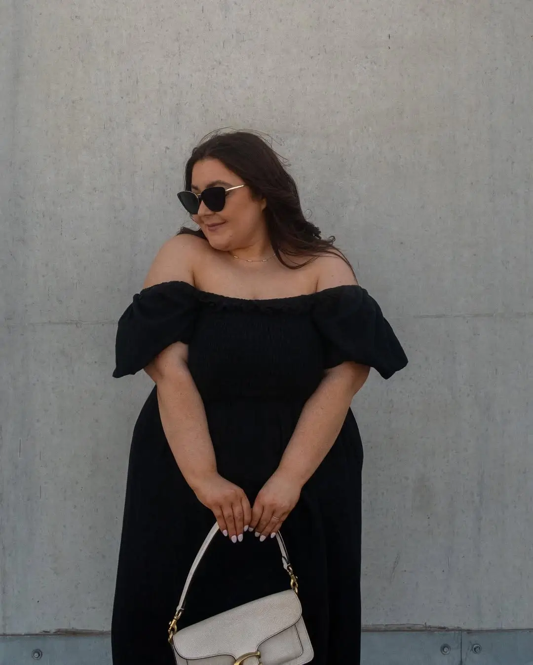 Plus Size Summer Outfits For Women 2026 Off-Shoulder Black Dress That Owns the Night