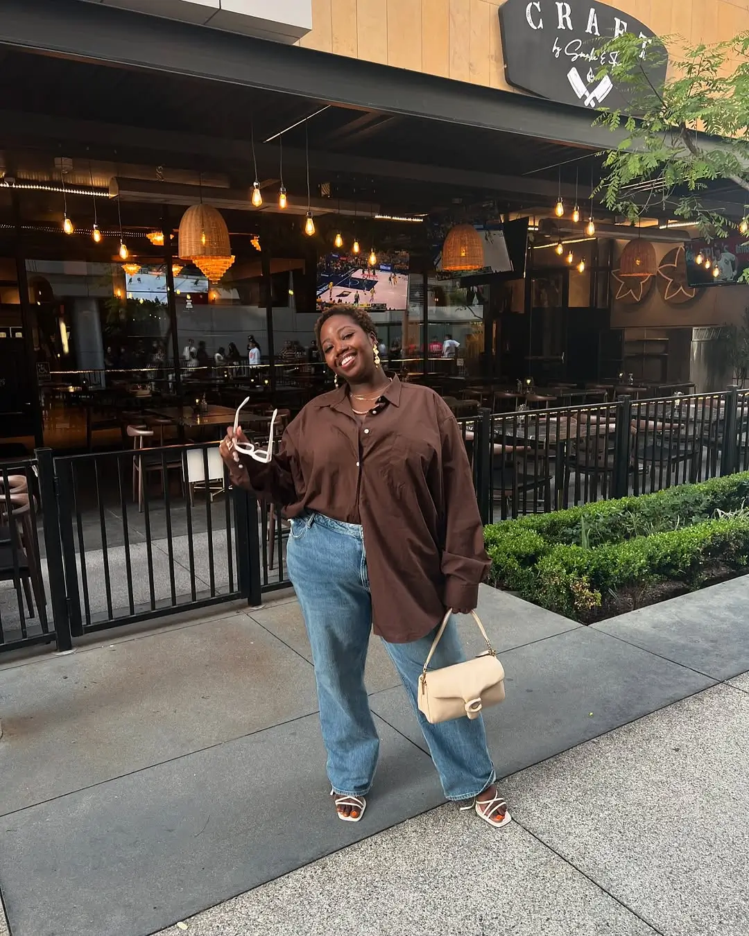 Plus Size Summer Outfits For Women 2026 Relaxed Denim and Oversized Shirt for Effortless Brunch Energy