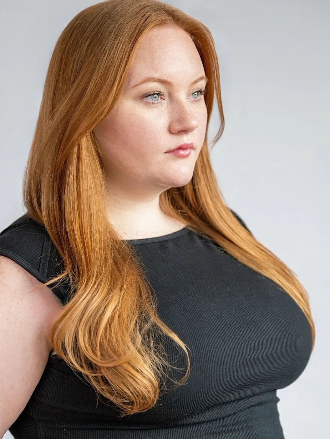slimming summer haircuts for plus size women 2026 Long Straight Copper Hair with Soft Ends