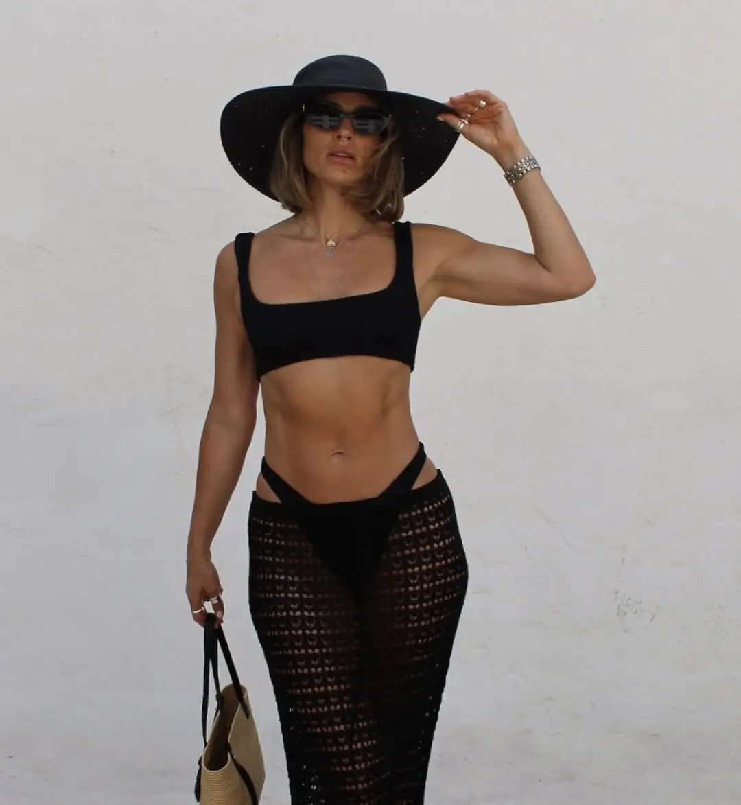 Summer Beach Outfit For Women 2026 Black Crochet Confidence with a Sharp Edge
