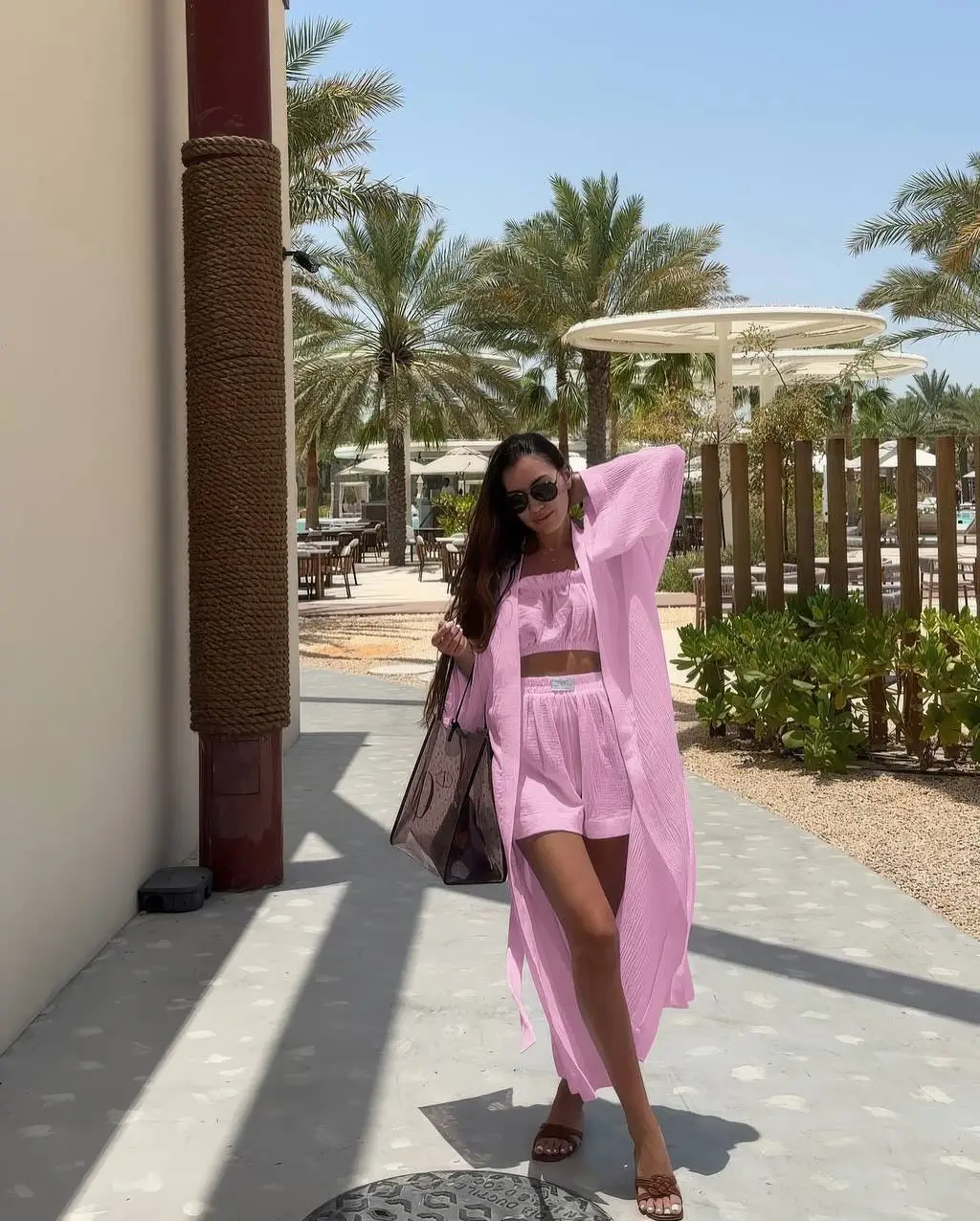 Summer Beach Outfit For Women 2026 Soft Pink Sets That Feel Like Vacation Energy