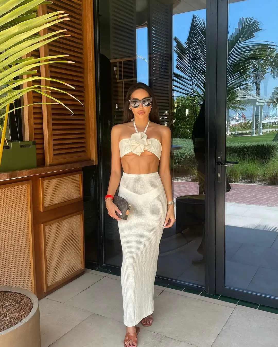 Summer Beach Outfit For Women 2026 White Textured Co-Ord That Feels Like a Getaway