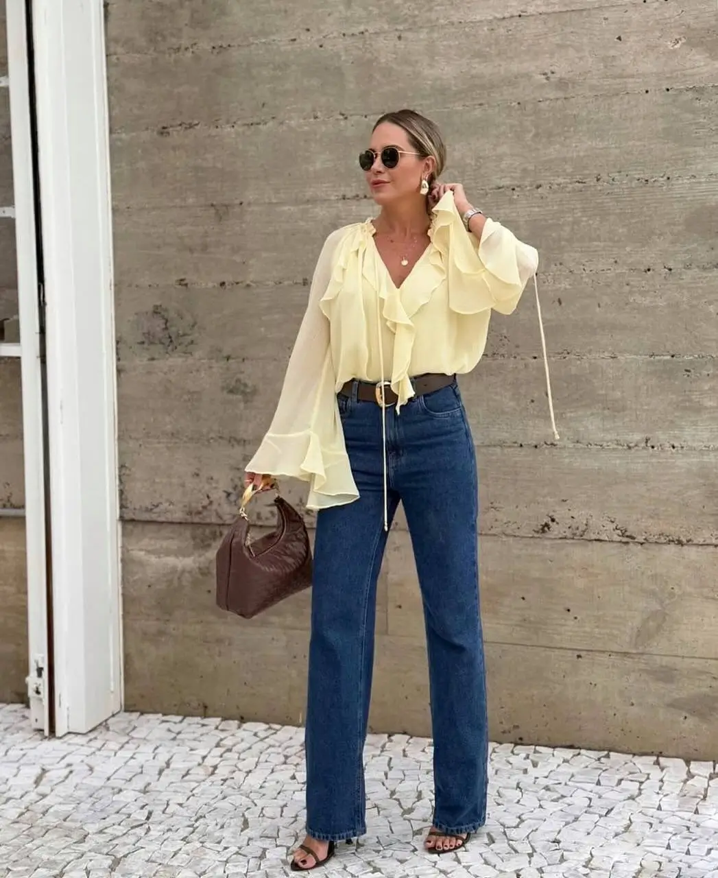 summer blouses for women 2026 Butter Yellow Ease with a Casual Chic Twist