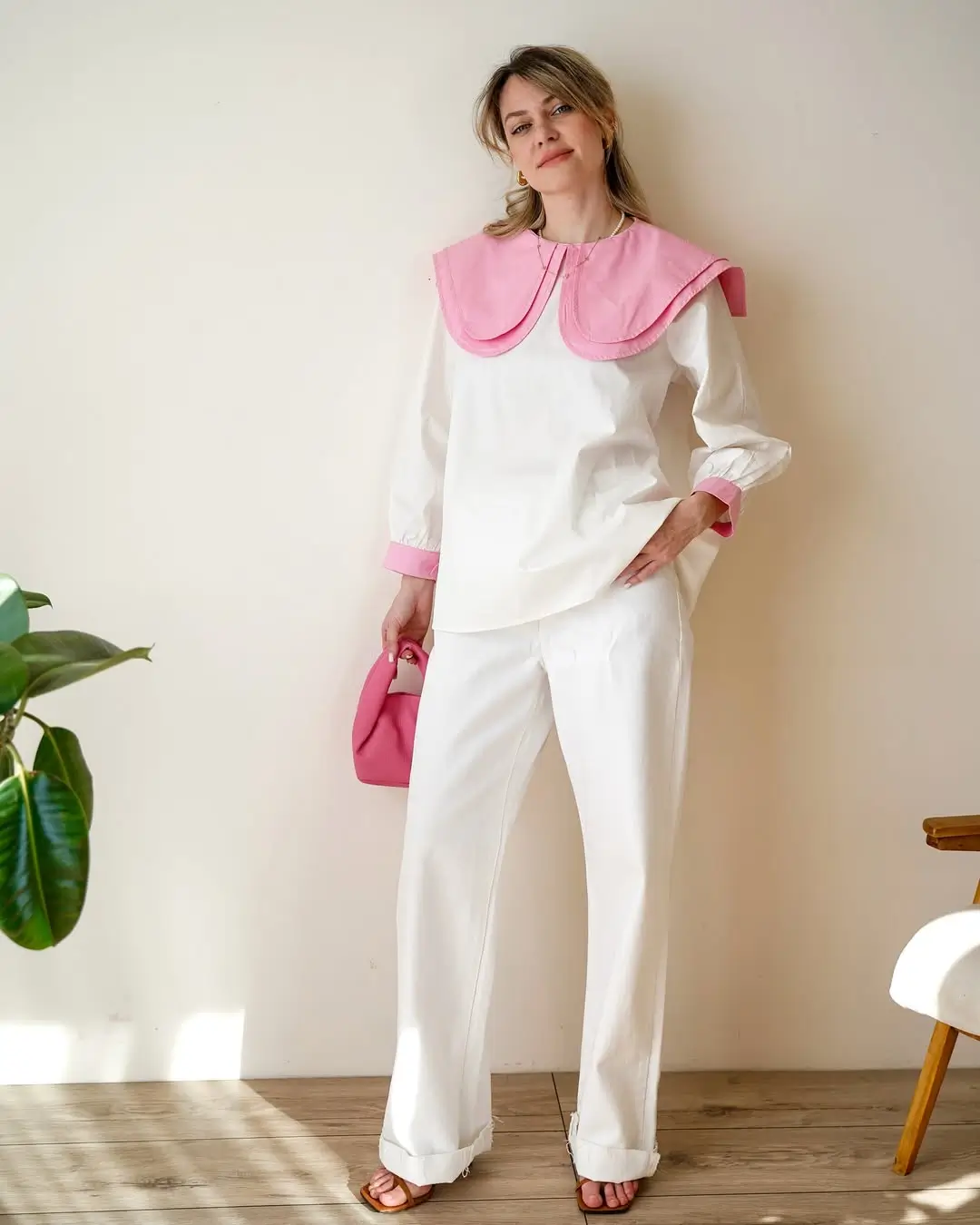 summer blouses for women 2026 Playful Collar Details with Modern Contrast