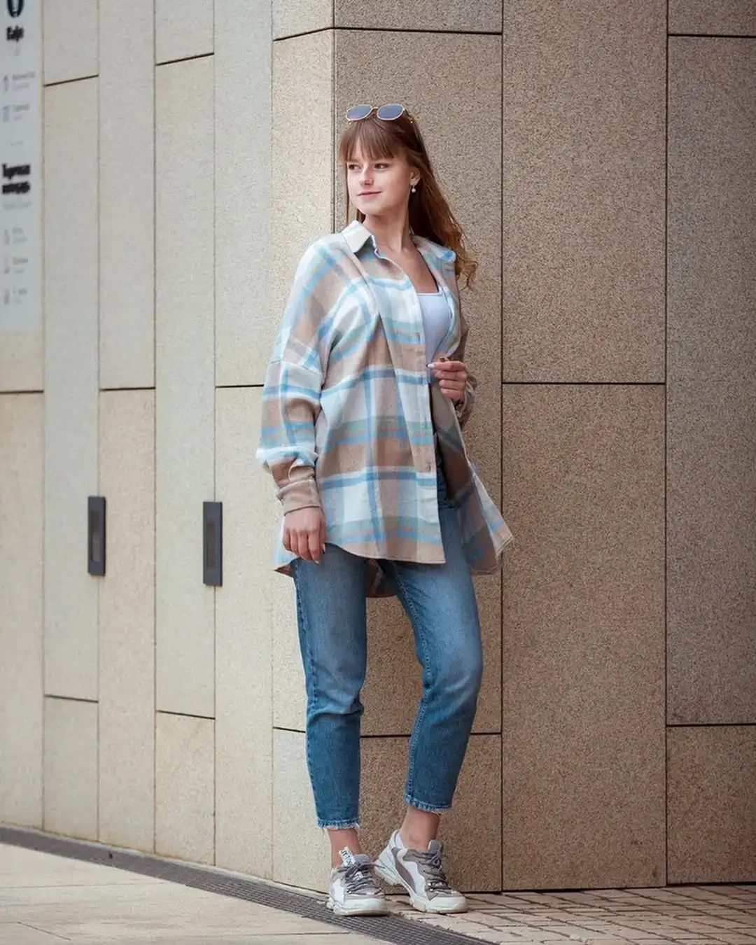 summer camping outfits for women 2026 Relaxed Plaid Shirt and Denim for Everyday Camp Style