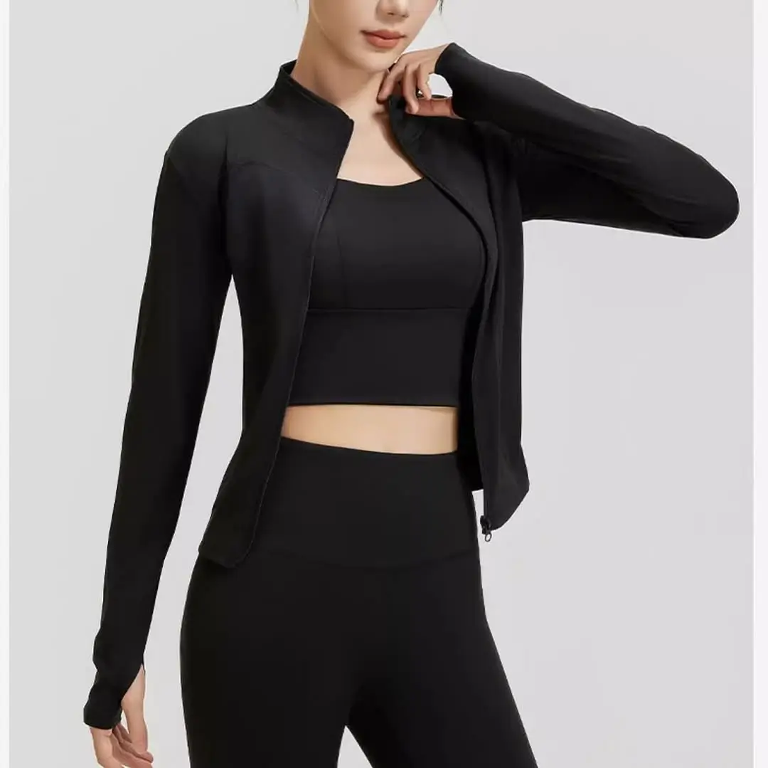 summer camping outfits for women 2026 Sleek All-Black Active Set That Moves With You