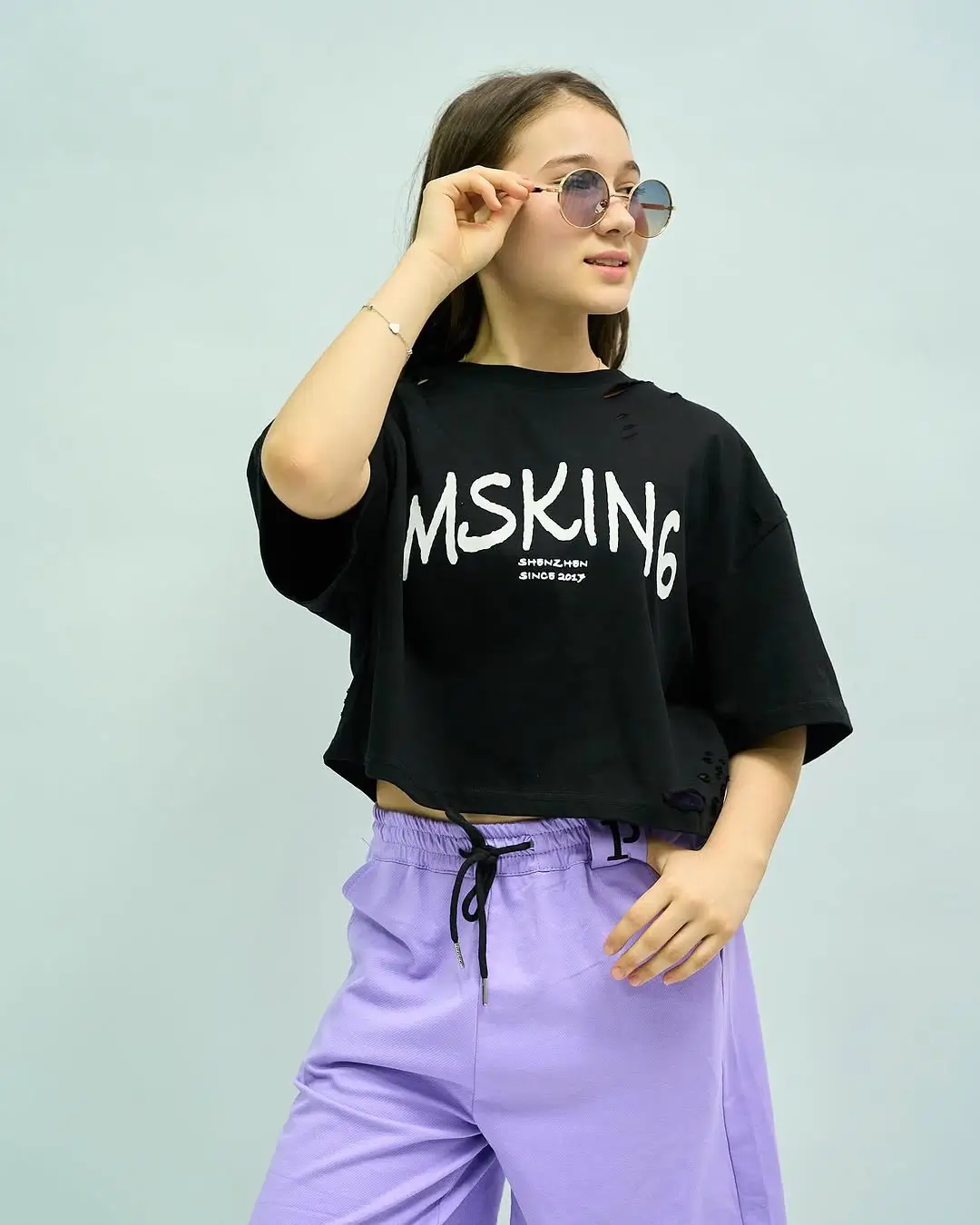 summer crop top outfits for women 2026 Playful Street Style with a Pop of Personality