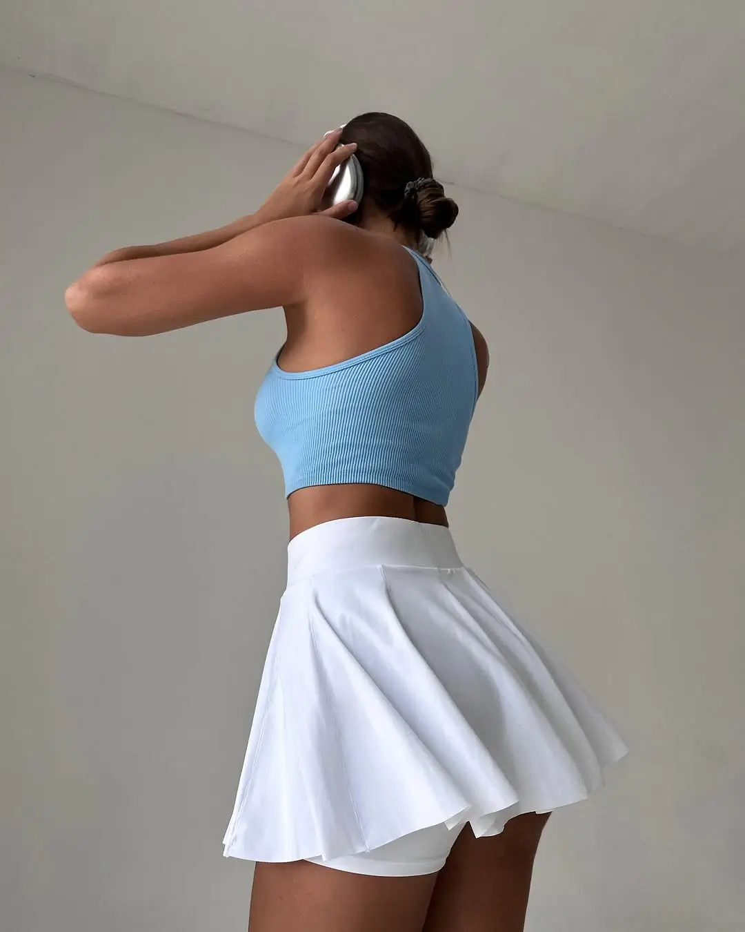 summer crop top outfits for women 2026 Sporty Minimalism with a Soft Edge