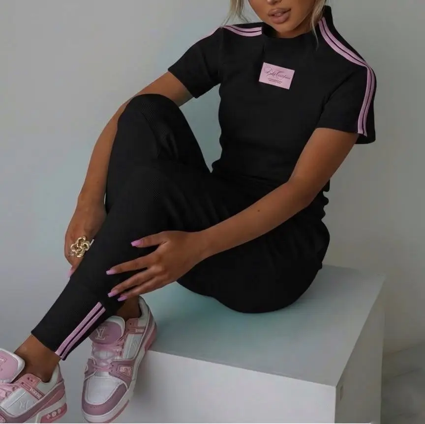 summer gym for women 2026 Sporty contrast with playful details