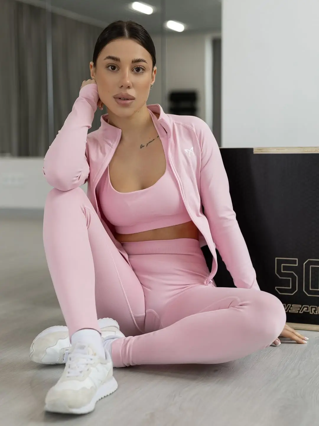 summer gym for women 2026 Monochrome pink sets that shift your mood