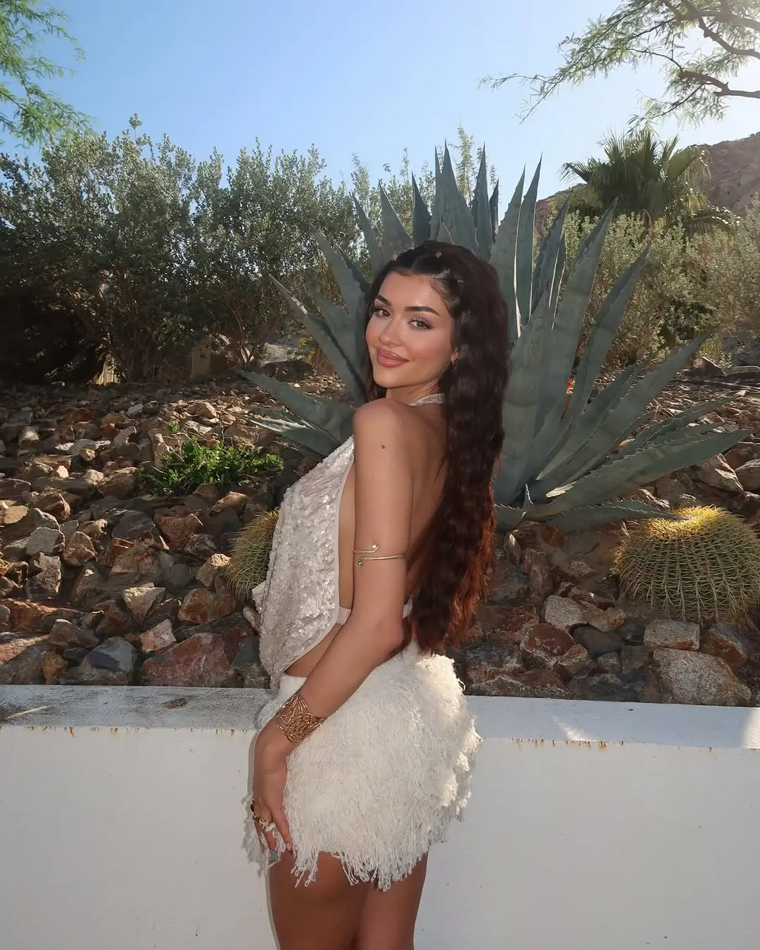 summer night going out outfits 2026 Textured Ivory Mini for a Warm Evening Glow