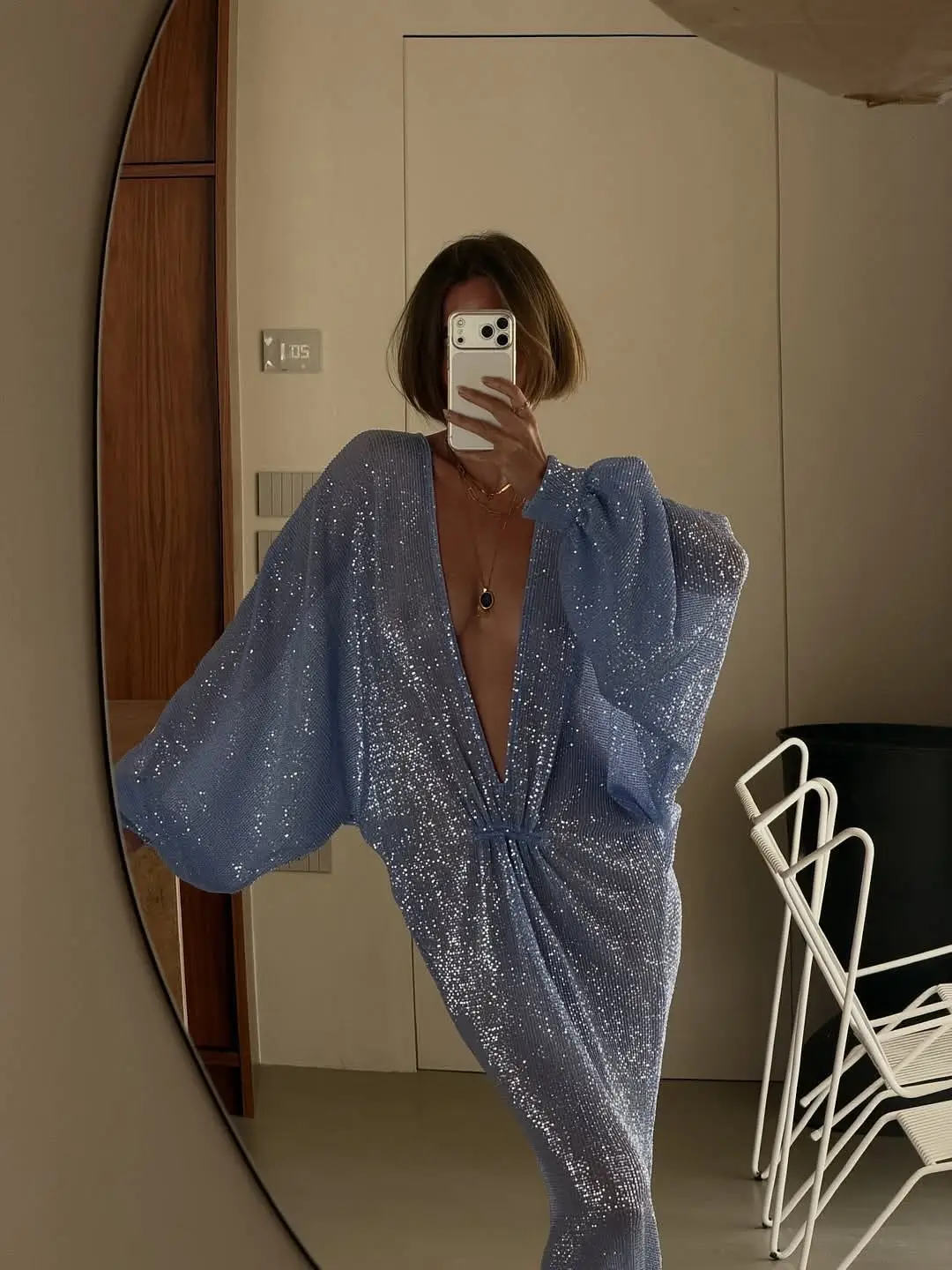 summer night going out outfits 2026 Liquid Silver Draping for Late-Night Statements