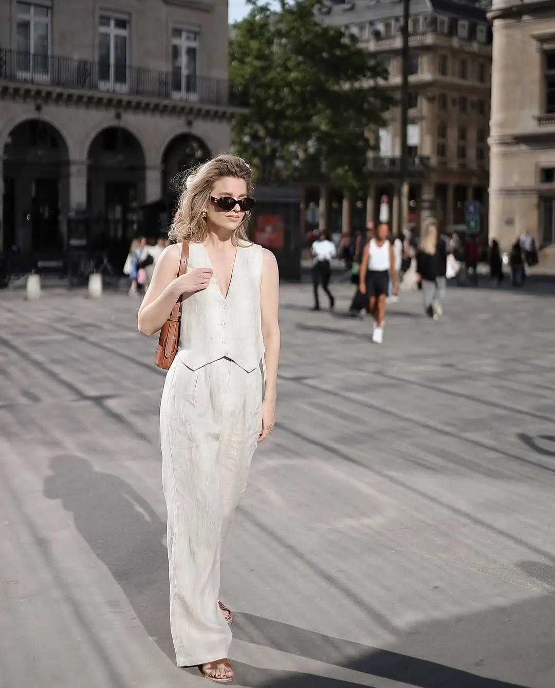 summer old money outfit for women 2026 Lightweight Linen Set for Effortless Daily Elegance