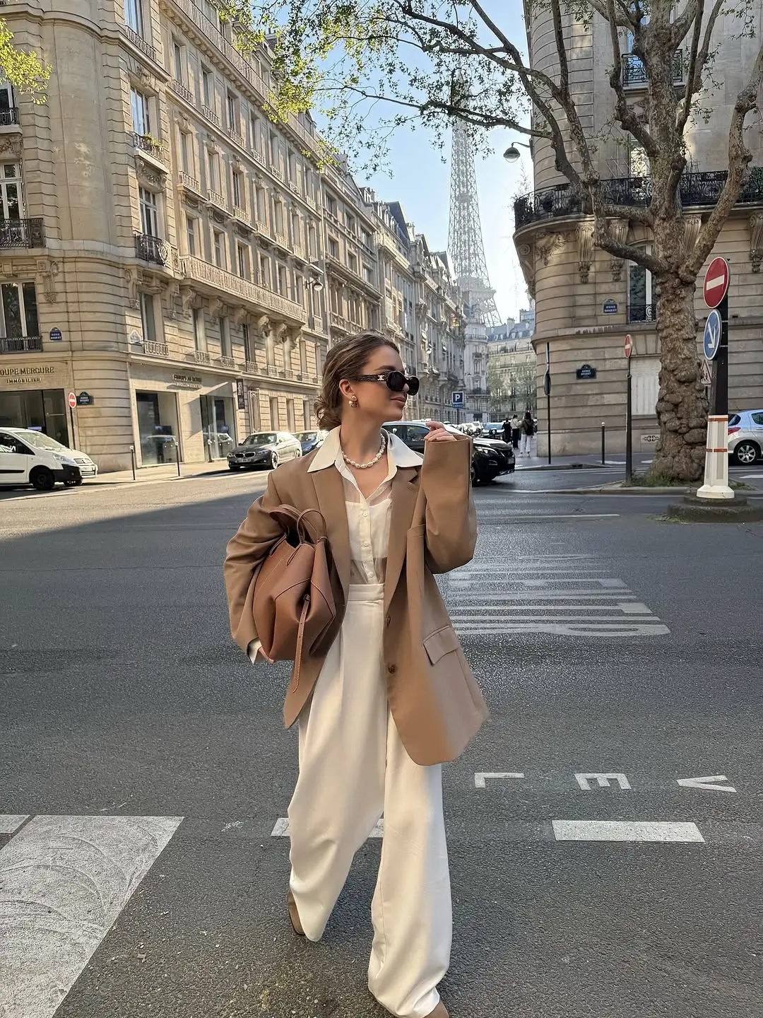 summer old money outfit for women 2026 Soft Neutral Layers with Paris Street Chic