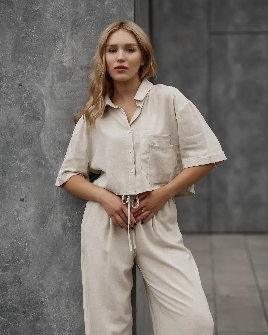summer outfits for women 2026 Neutral Linen Sets for Quiet Confidence