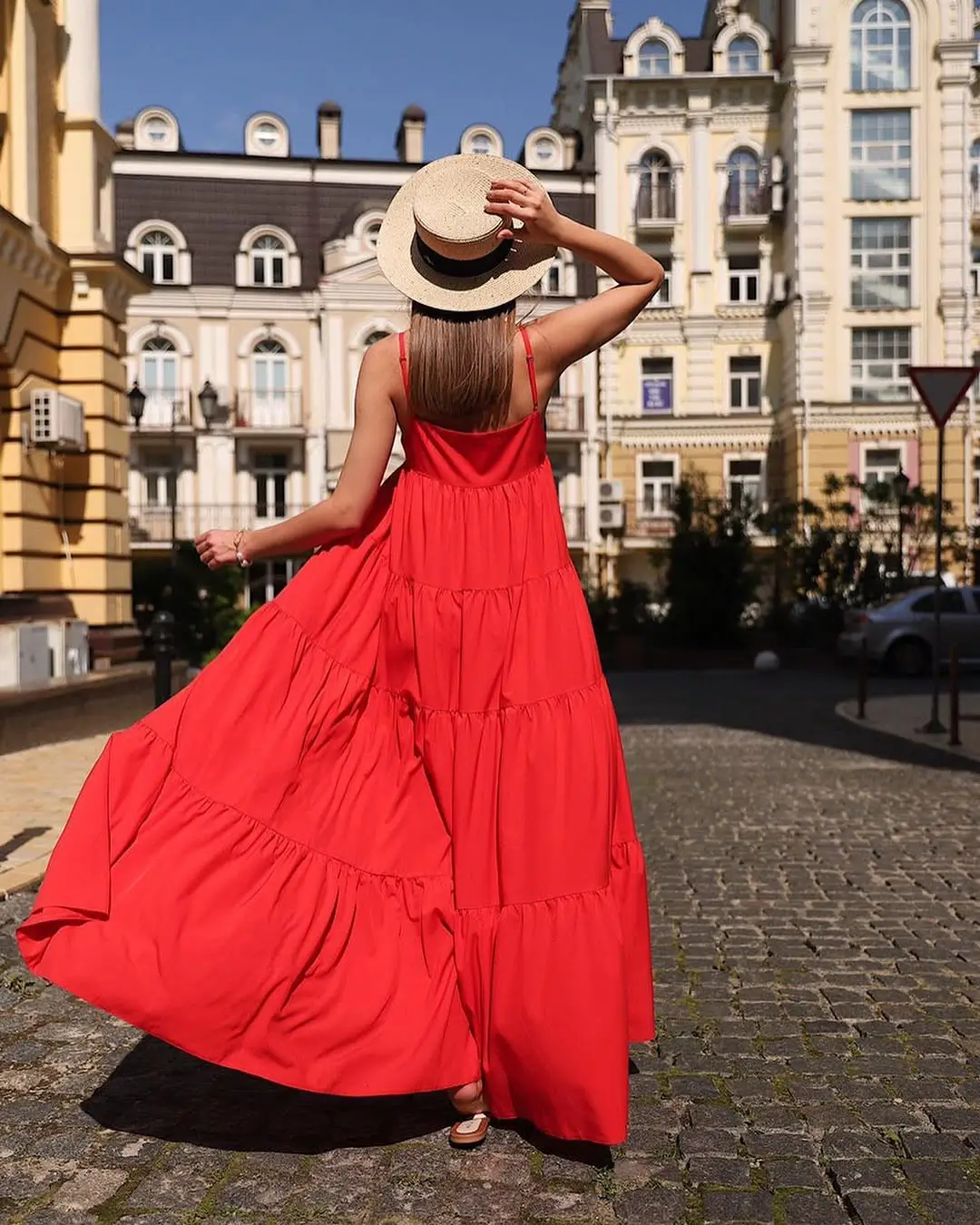 summer outfits for women 2026 Statement Red Dress and European Summer Drama