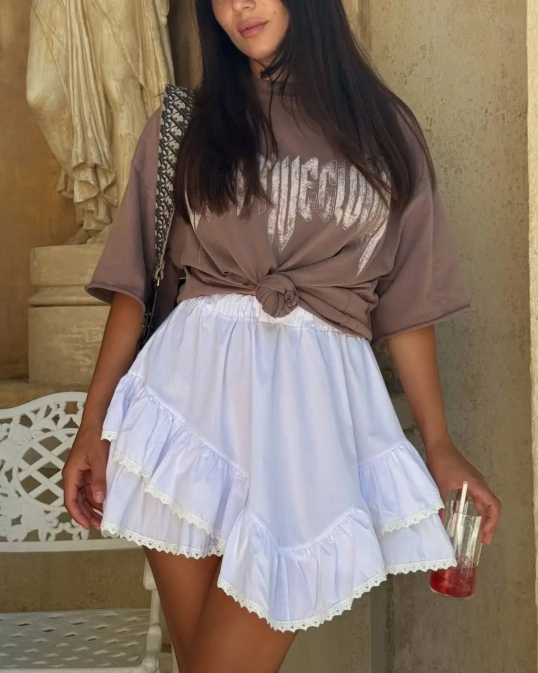 summer outfits for women 2026 Playful Volume Meets Laid-Back Street Style