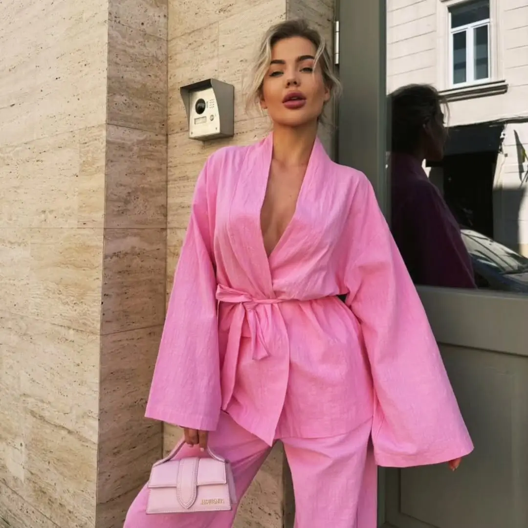 summer outfits for women 2026 Soft Power Dressing in Pink