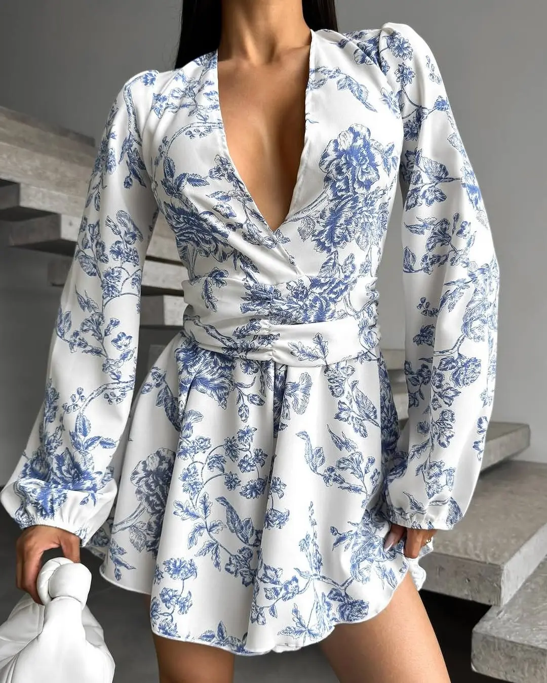 Summer Romper Outfits For Women 2026 Soft Blue Floral Romance That Feels Expensive