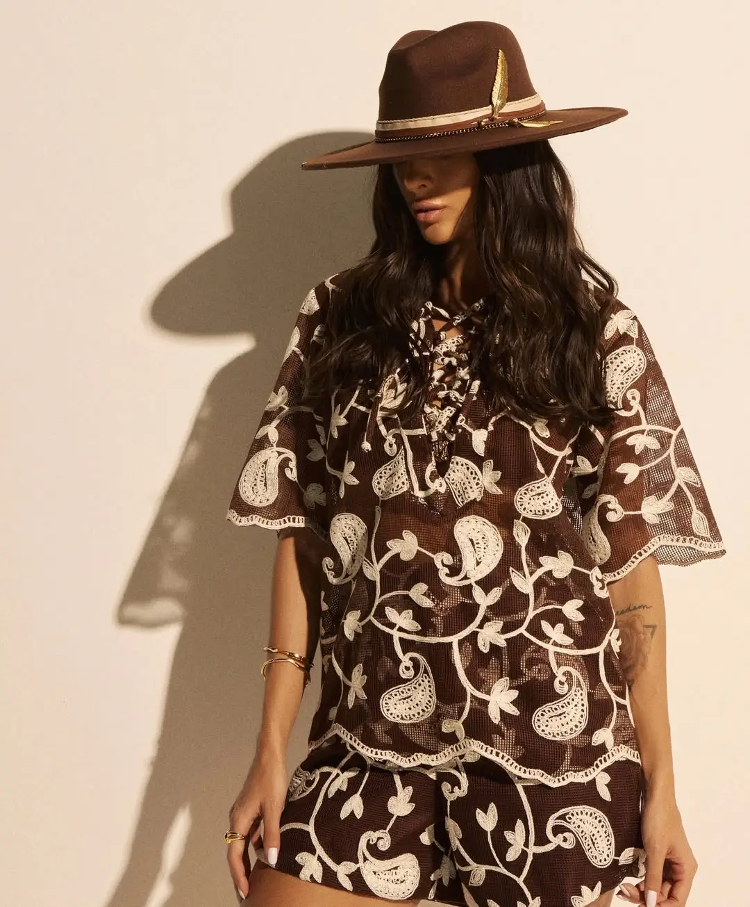 summer set outfits for women 2026 Modern Western Texture