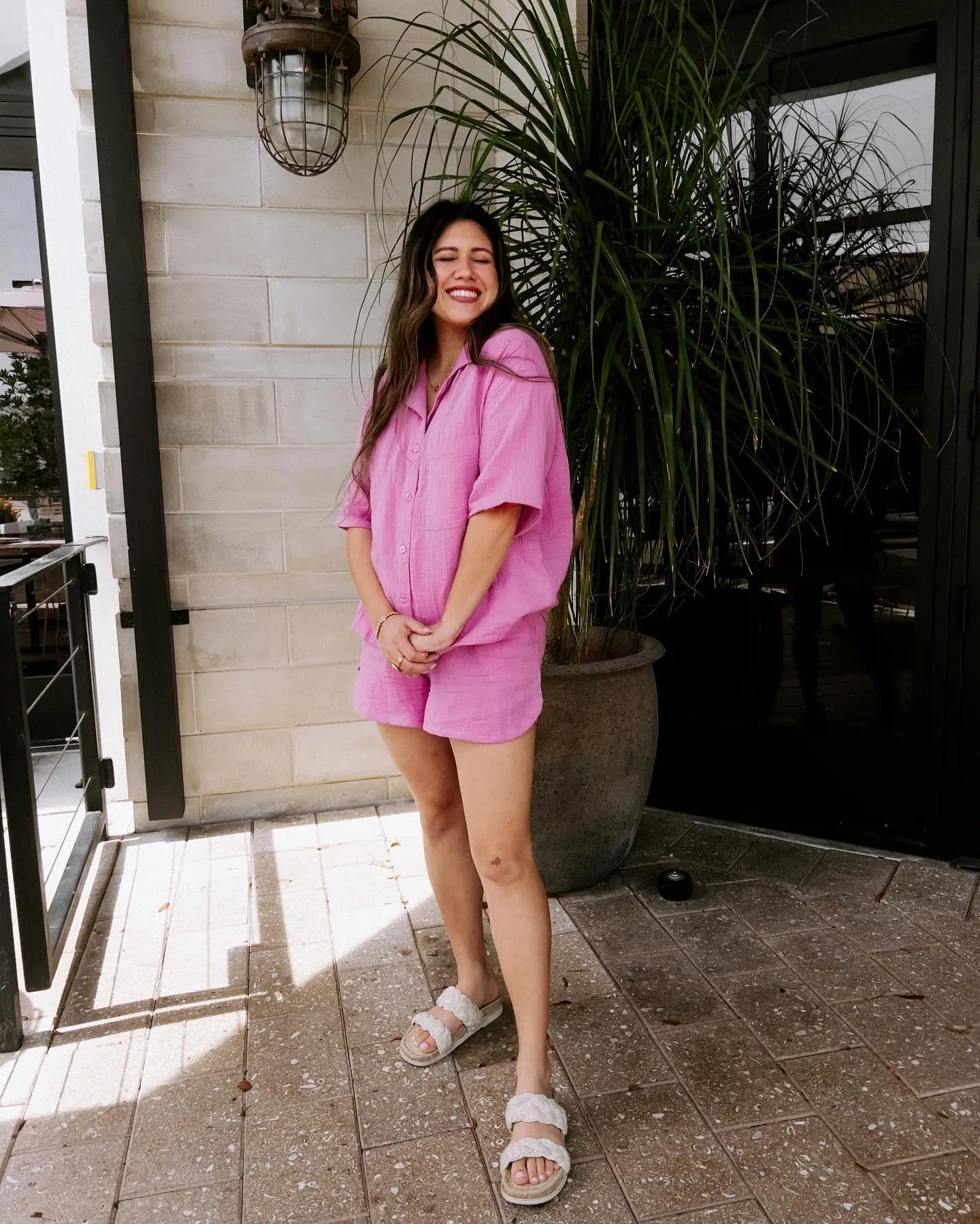 summer set outfits for women 2026 Playful Two Piece Sets in Summer Pink