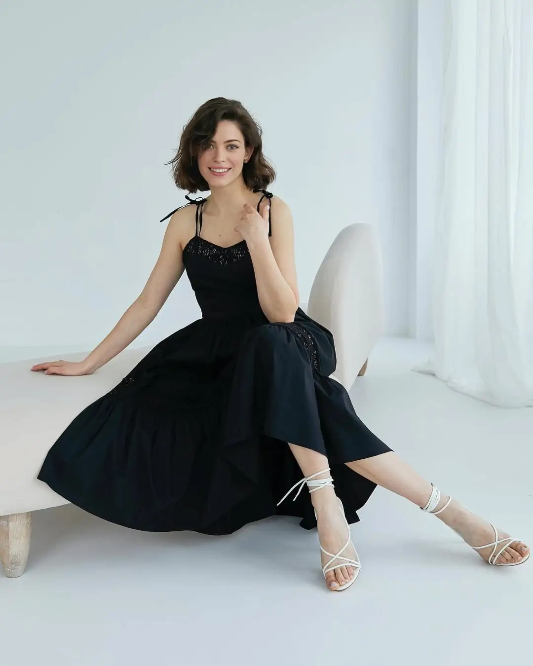 summer sundresses for women 2026 Effortless Long Black Elegance for Warm Evenings