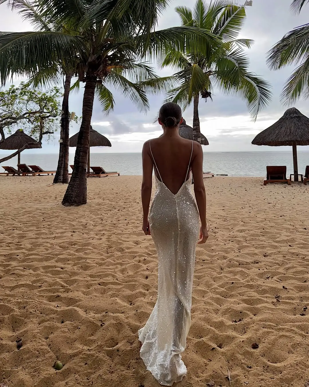 summer vacation resort outfits 2026 Minimal Slip Glam for Beachside Nights