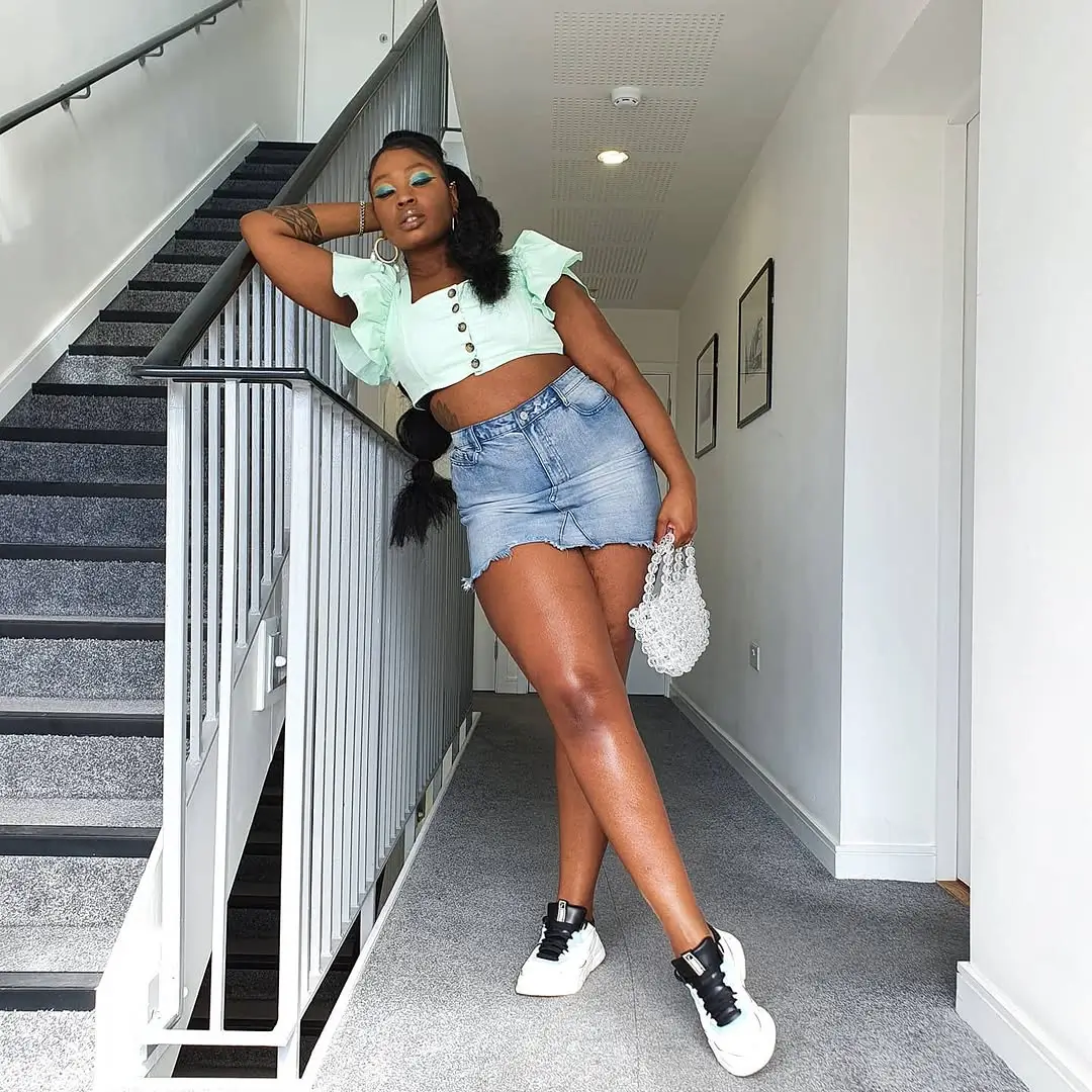 trendy summer outfits for black woman 2026 Playful Street Style with a Feminine Twist