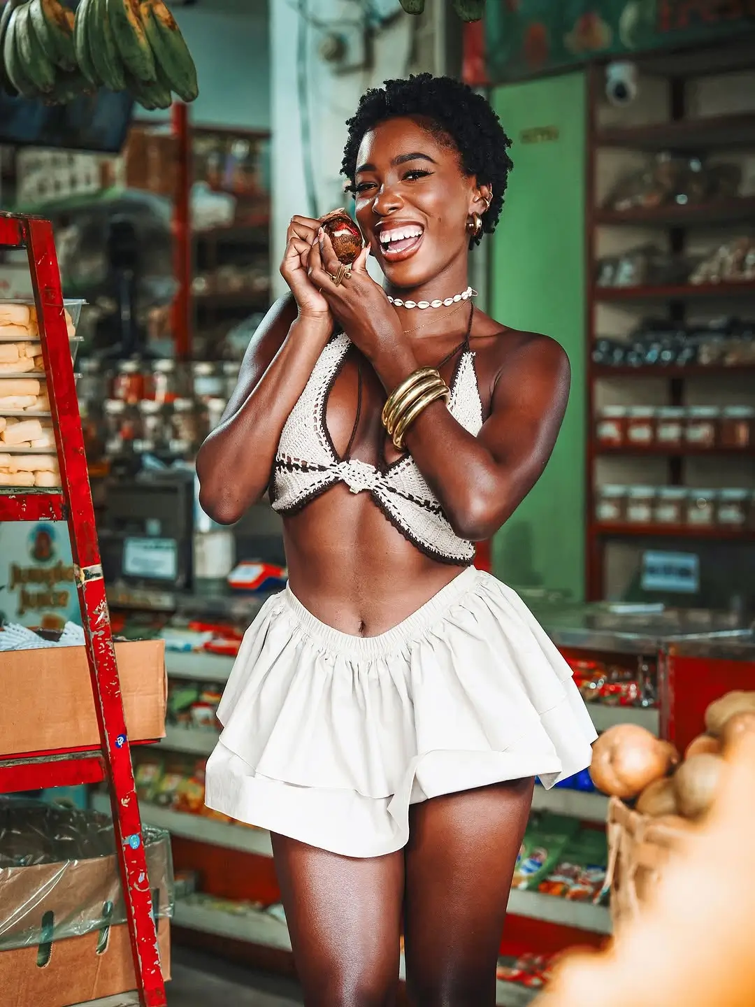 trendy summer outfits for black woman 2026 Playful Texture and Soft Summer Casual