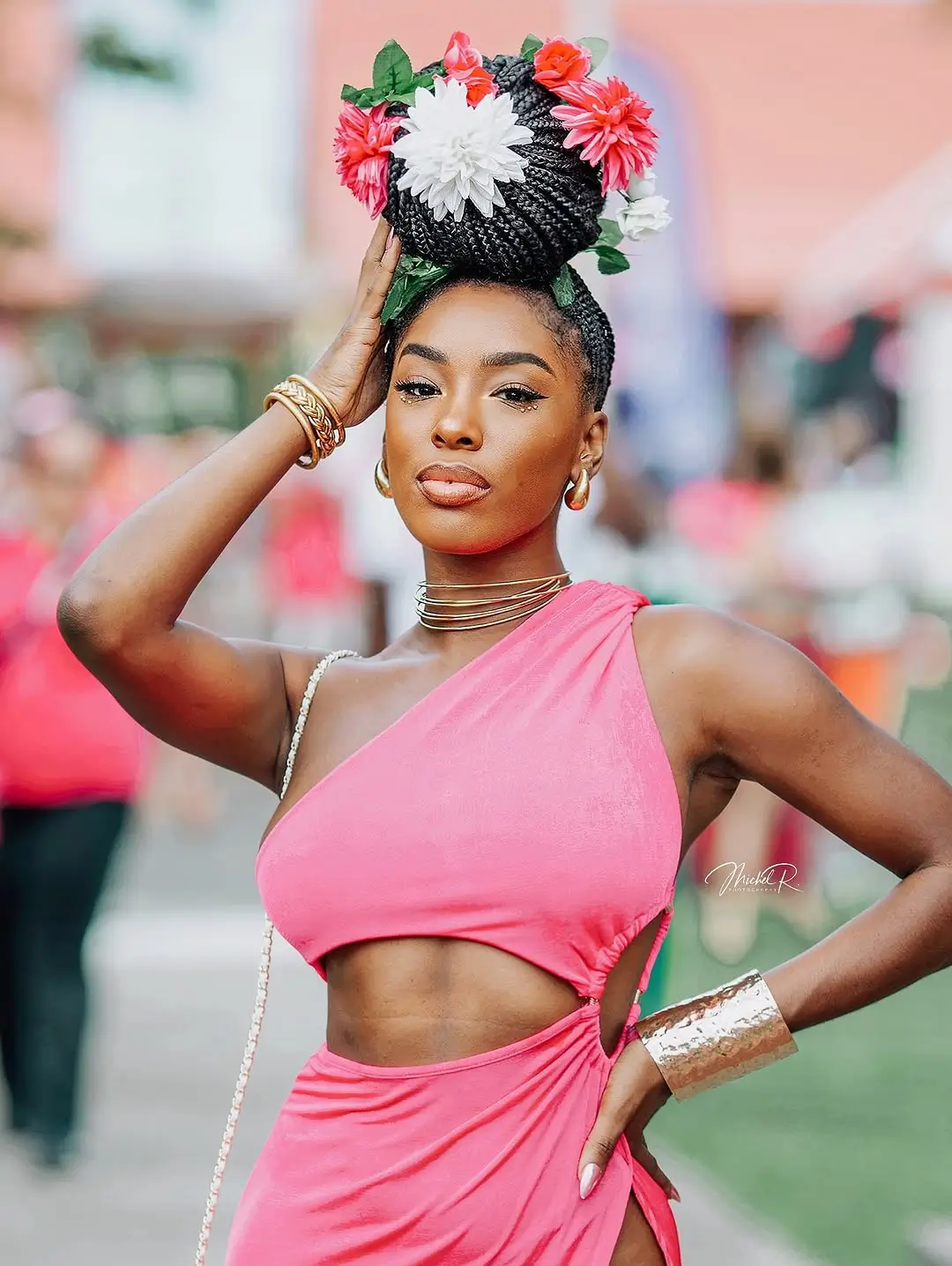 trendy summer outfits for black woman 2026 Statement Pink for Bold Summer Party Energy