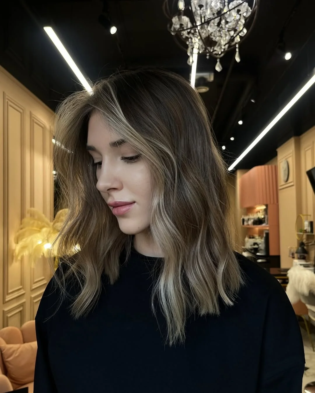 versatile summer haircuts for medium hair 2026 Textured Choppy Layers with Light Contrast