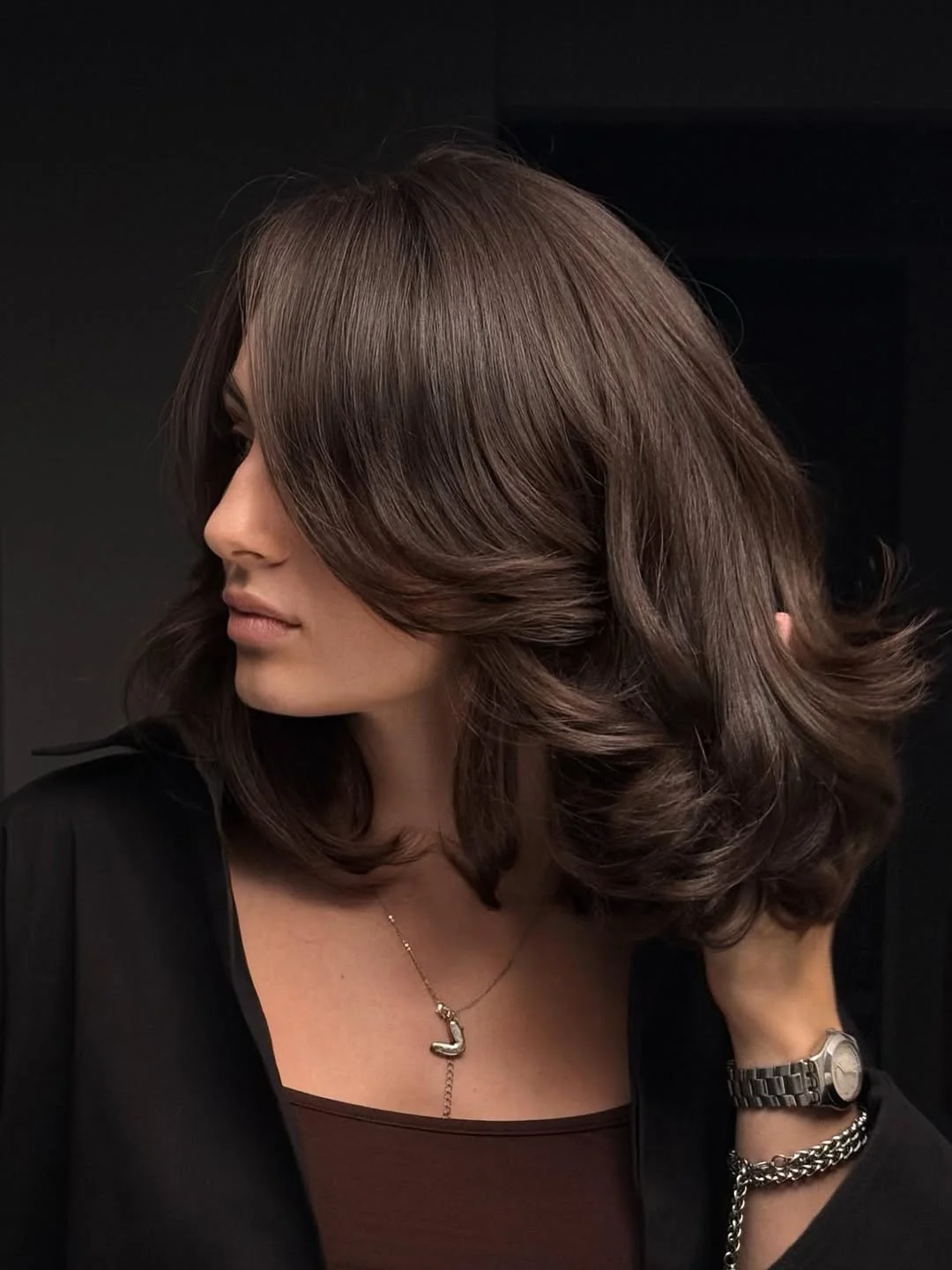 youthful summer haircuts for women over 40 2026 Soft Layered Mid Length with Movement