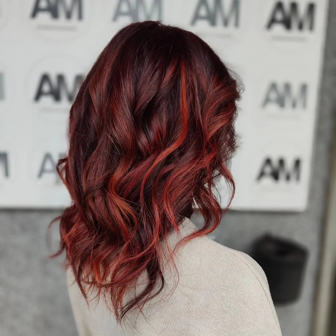 copper summer red hair color 2026 Deep Cherry Copper with Luminous Dimension