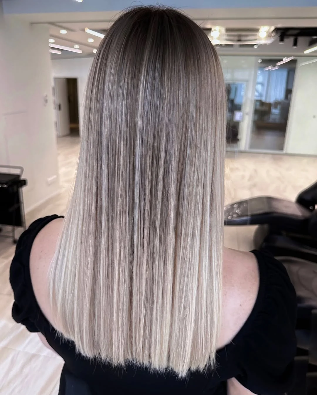 creamy summer blonde hair color 2026 Cool-Toned Glass Blonde
