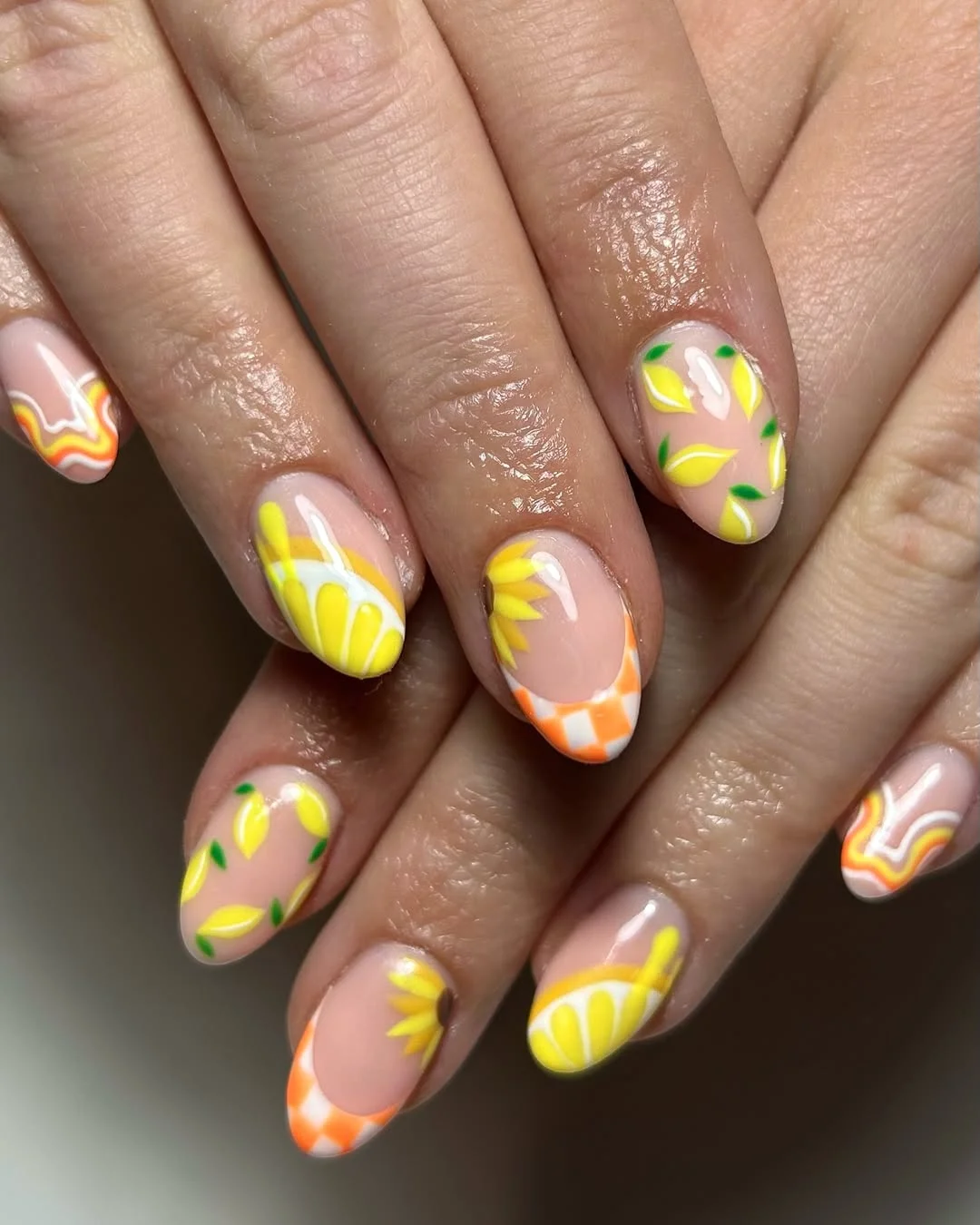 cute summer fruits nail art 2026 Fresh Lemon Nail Designs For Sunny Days