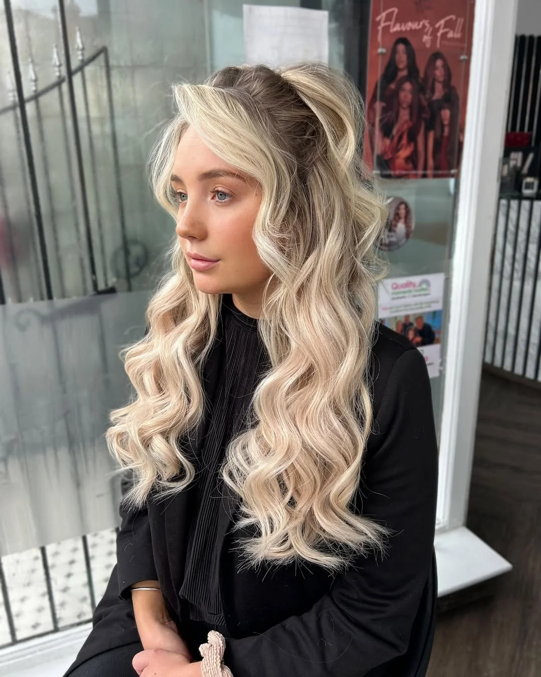 effortless summer easy hairstyle 2026 Soft Glam Half Up Waves