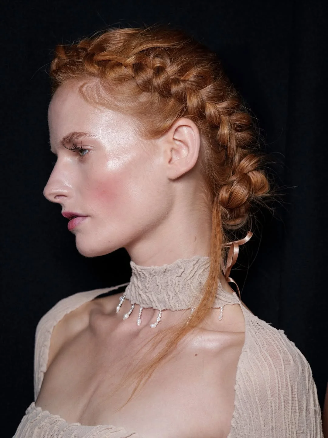 effortless summer easy hairstyle 2026 Soft Braided Ginger Style